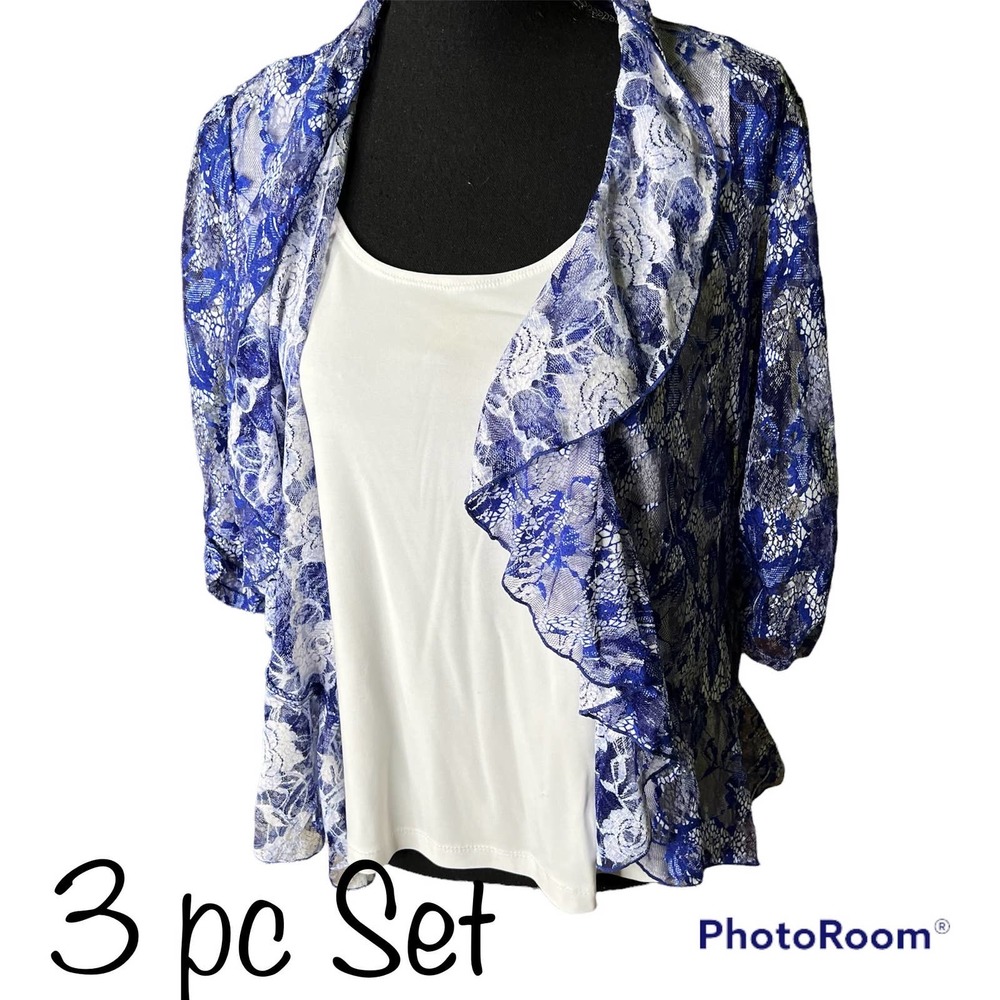 Perceptions 3 pc Pant Set Size 14